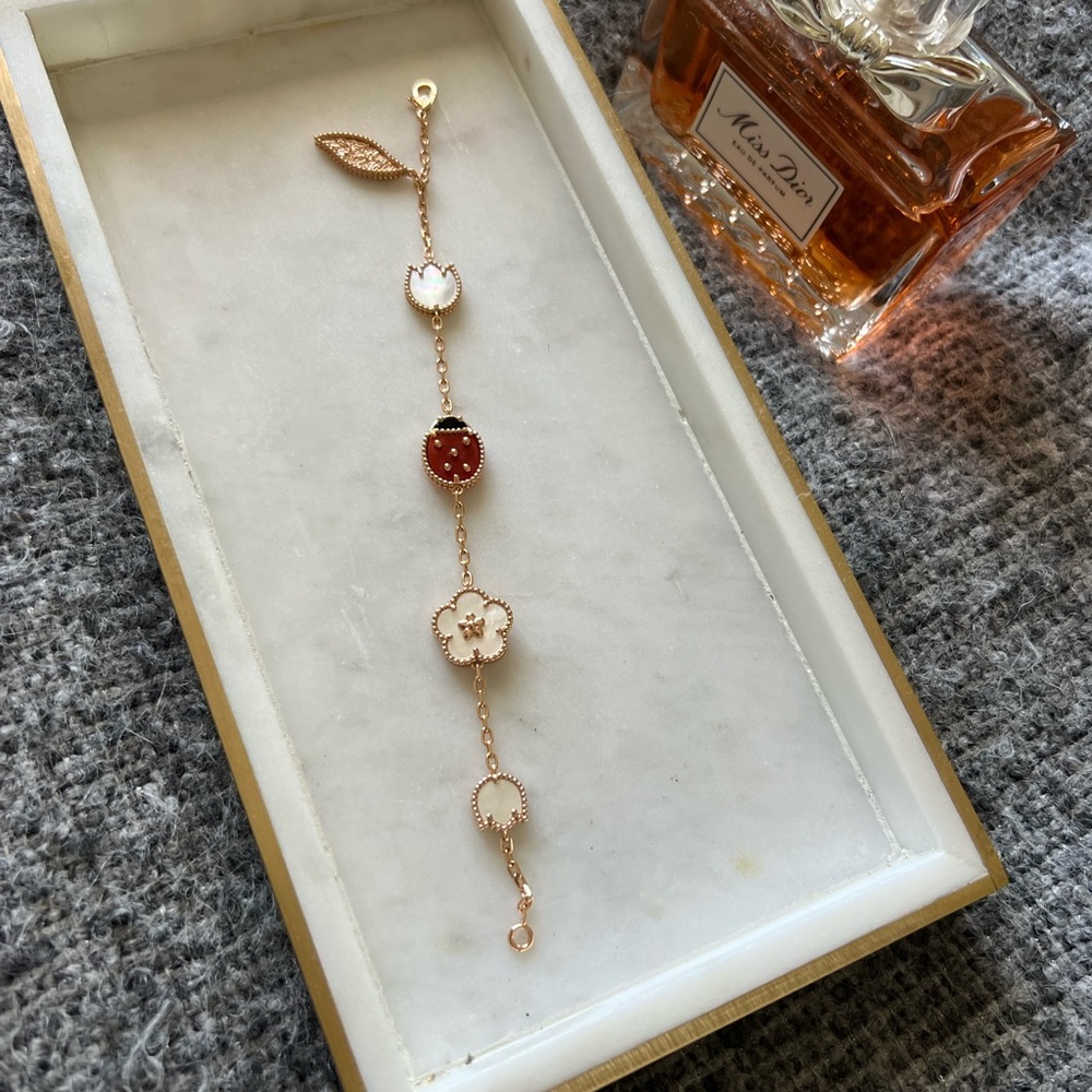COPY - COPY - Ladybug Charm Bracelet